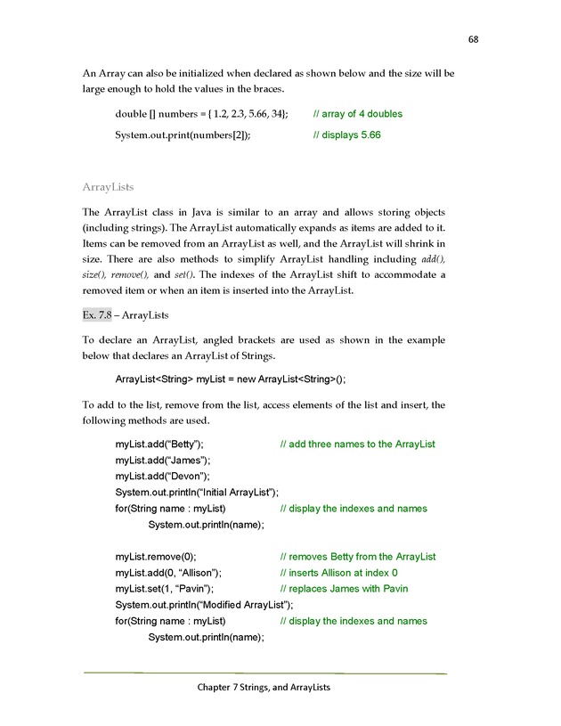 Java Programming: Basics to Advanced Concepts Advanced Programming Workshop - Page 68
